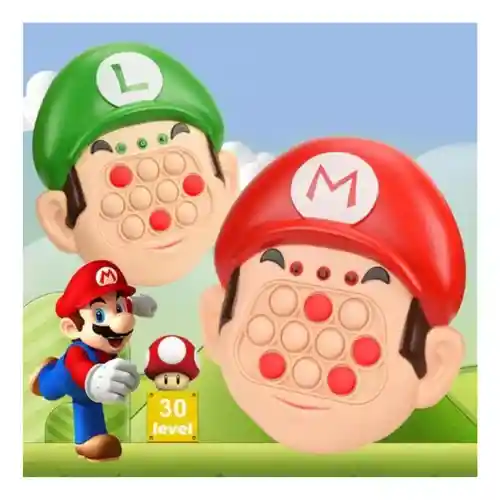 Super Mario Bros Pop It Juguete Electrónico Antiestres