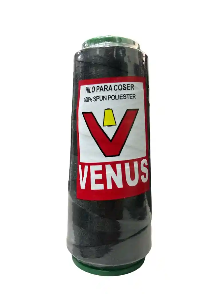 1 Tubo Negro 120 Hilo Tubino De Marca Venus De 100 Yardas