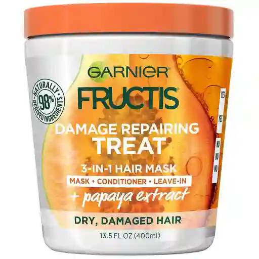 Garnier Fructis Mascarilla Papaya Cabello Seco Y Danado 400ml