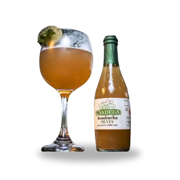 Candela Kombucha Menta. 100% Orgánica.