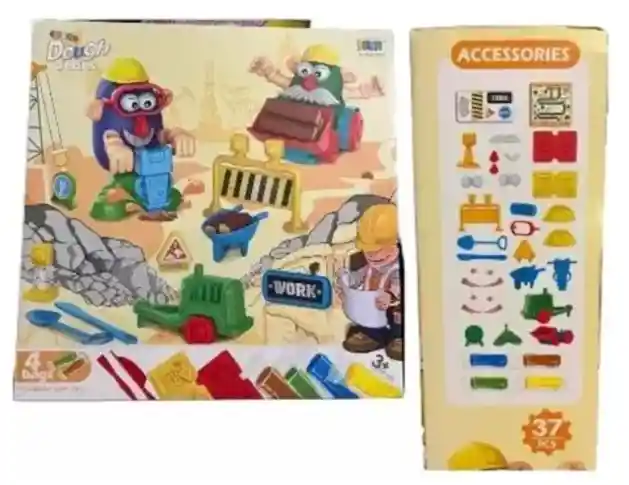 Kit De Plastilina De Construcción Niños