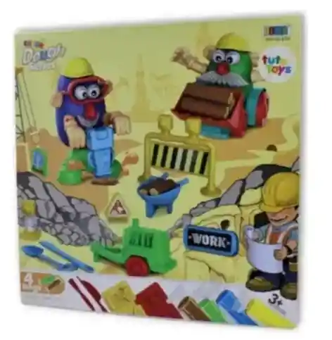 Kit De Plastilina De Construcción Niños