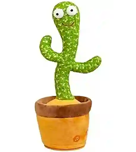 Cactus Bailarín Toy Imita Voz Sonidos Recargable Usb