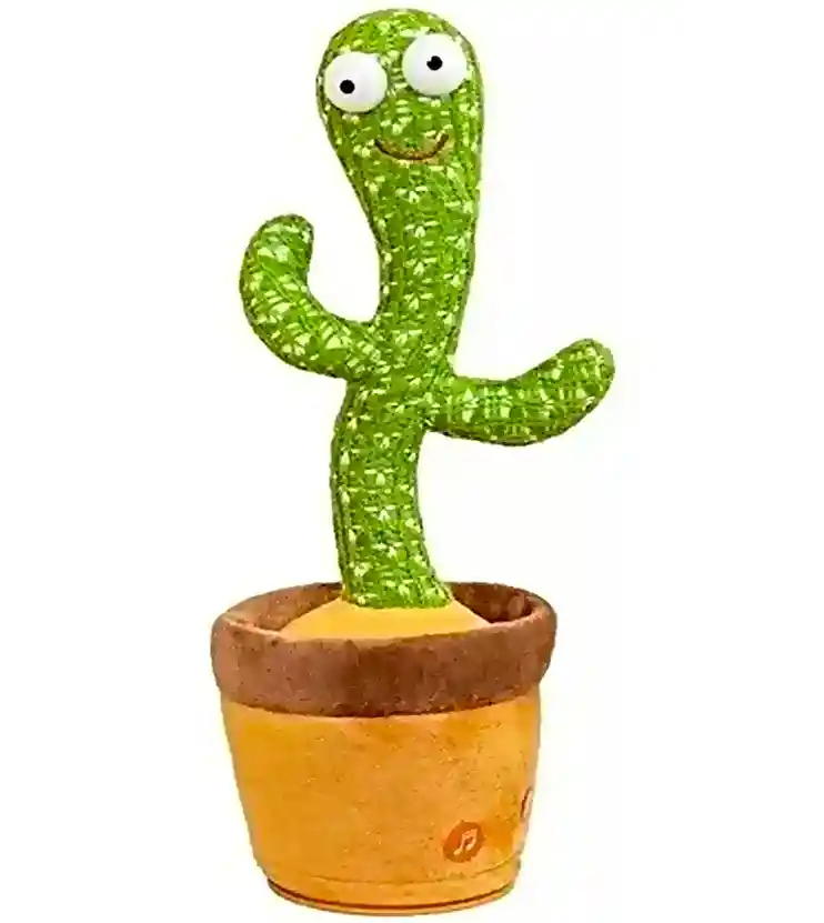 Cactus Bailarín Toy Imita Voz Sonidos Recargable Usb