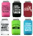 4x Fundas Botella Forro Lata Cerveza Neopreno Koozie Coozie Beer