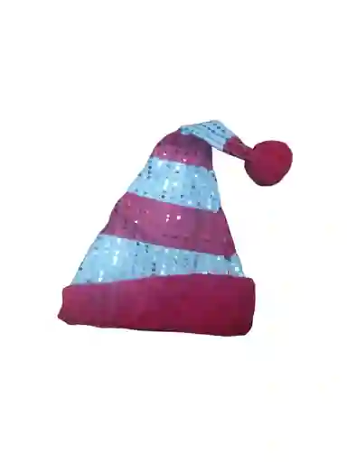 Gorro Navideño De Lentejuelas 27.5x3740cm