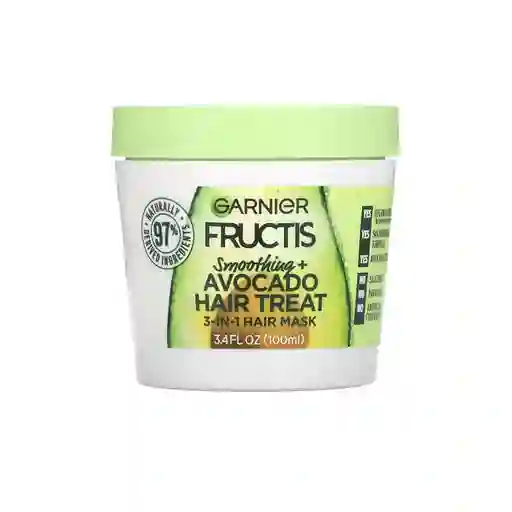 Garnier Fructis Mascarilla 3 En 1 Avocado Nutritivo 100 Ml