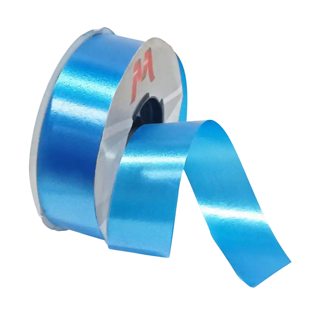 Cinta Liston De Papel Azul Claro 3cm X 50yrd