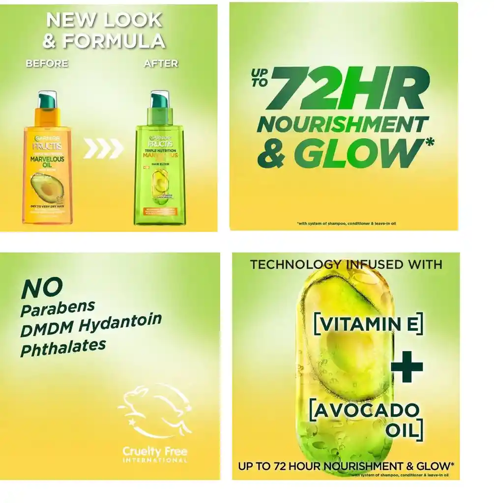 Triple Nutrition Marvelous Oil 5oz /150ml Aceite Para El Cabello