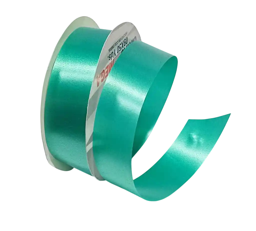 Cinta Liston De Papel Verde Claro 3cm X 50yrd