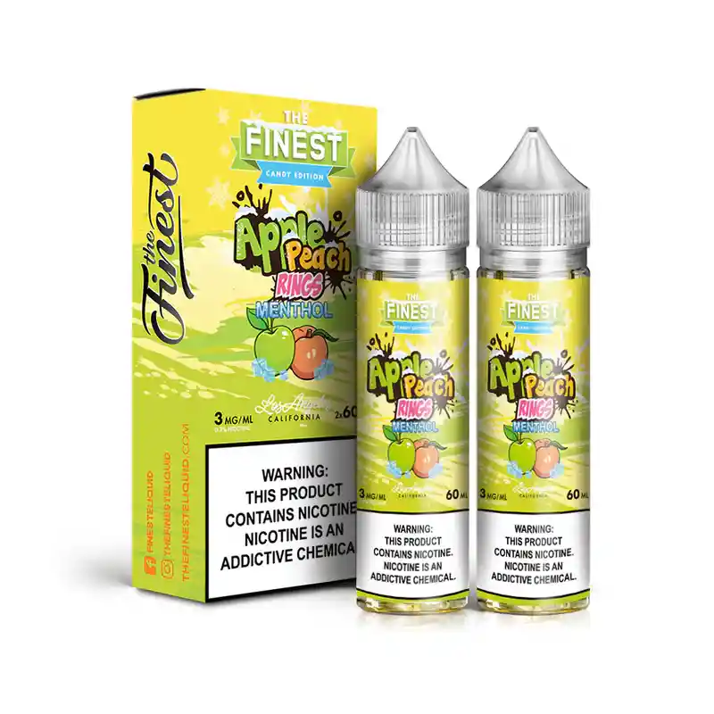 Thefinest Menthol Sub-ohm Apple Peach Rings Menthol 6mg 60ml