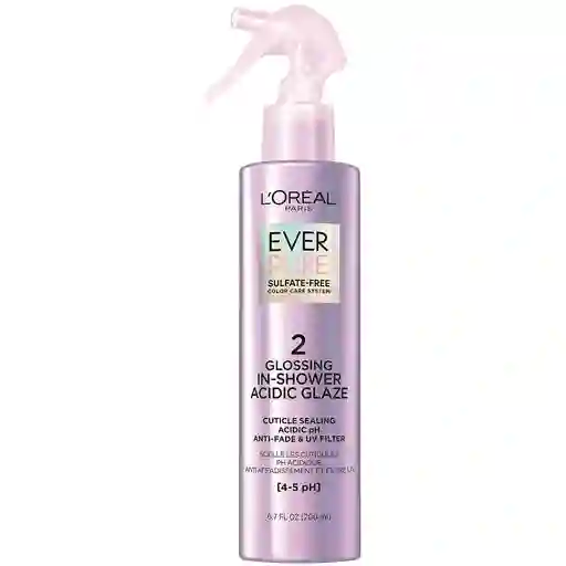 Loreal Paris Everpure Acidic Glaze Acabado Brillante 6.8 Oz / 200 Ml