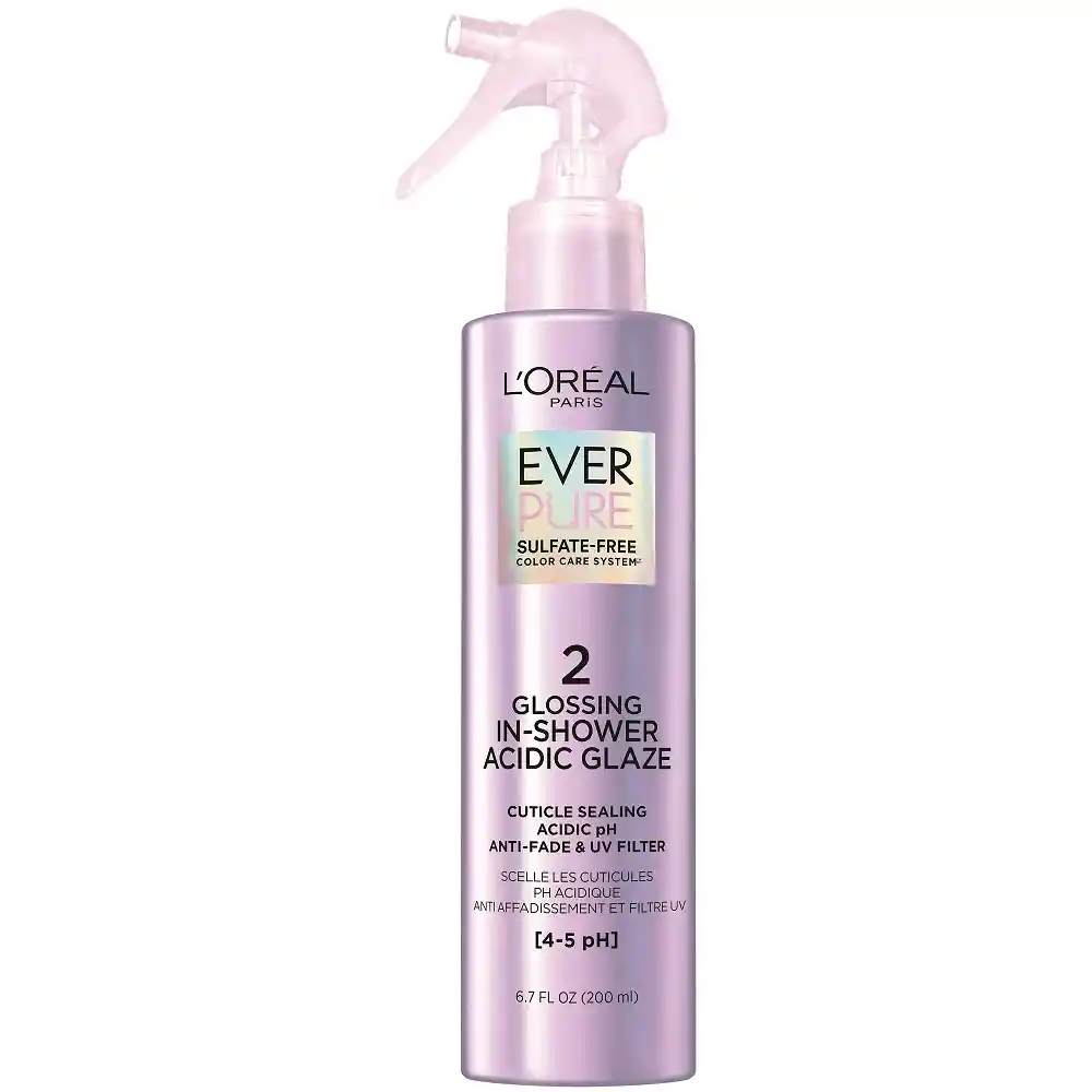 Loreal Paris Everpure Acidic Glaze Acabado Brillante 6.8 Oz / 200 Ml