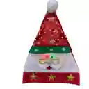 Gorro Navideño De Papa Noel Con Luces