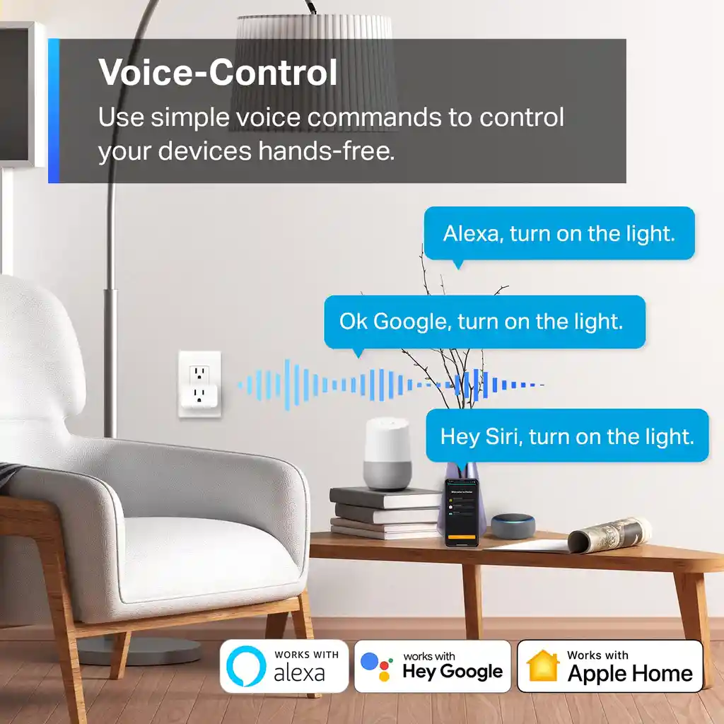 Enchufe Tp Link Tapo Toma Corriente Inteligente Homekit Wifi