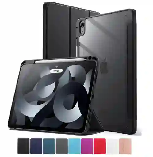Estuche Protector Smart Clear Para Ipad Air 11 Chip M2 6a Generacion – Negro