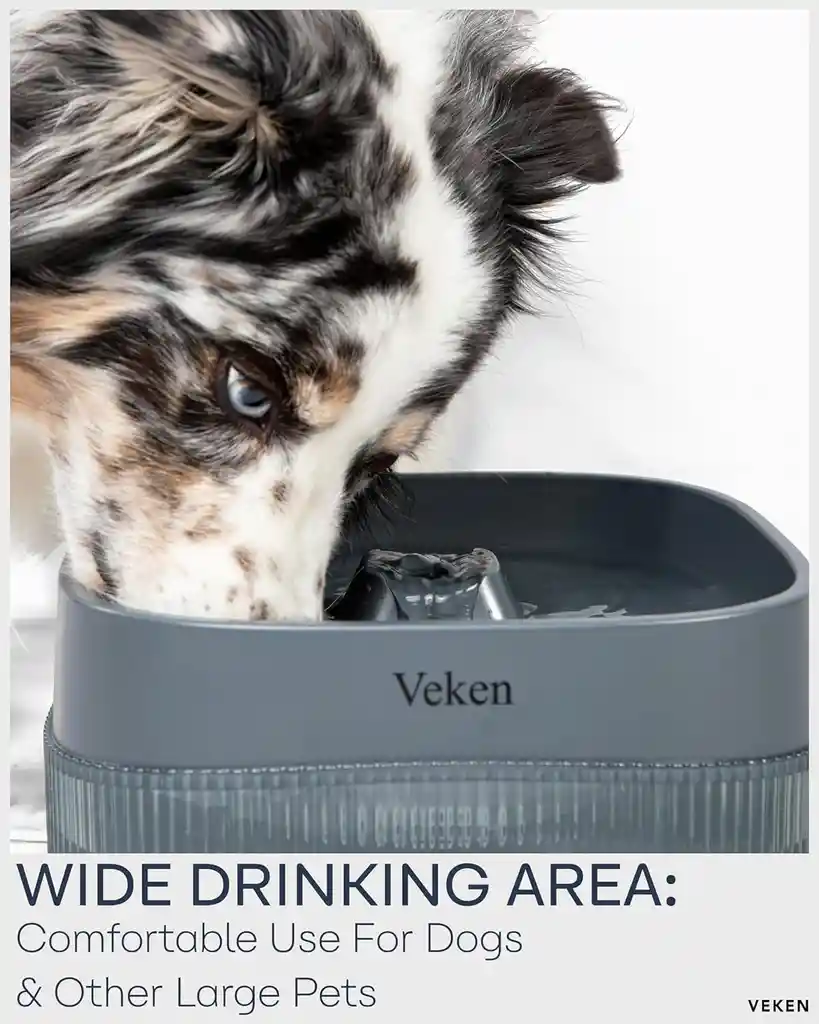 Fuente De Agua Para Perros Gatos Veken Led