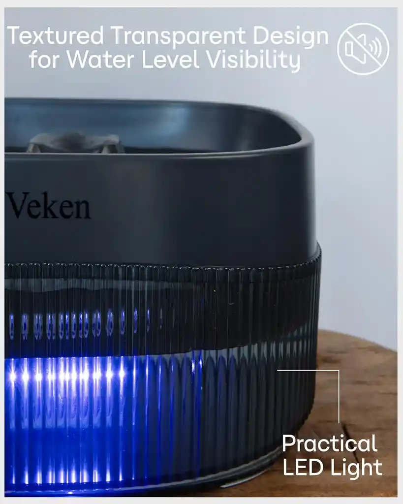 Fuente De Agua Para Perros Gatos Veken Led