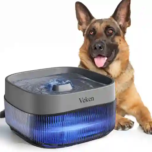 Fuente De Agua Para Perros Gatos Veken Led