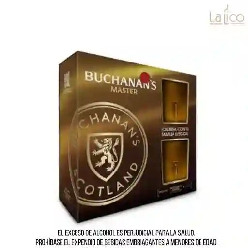 Pack Buchanan's Master 750ml + 2 Vasos