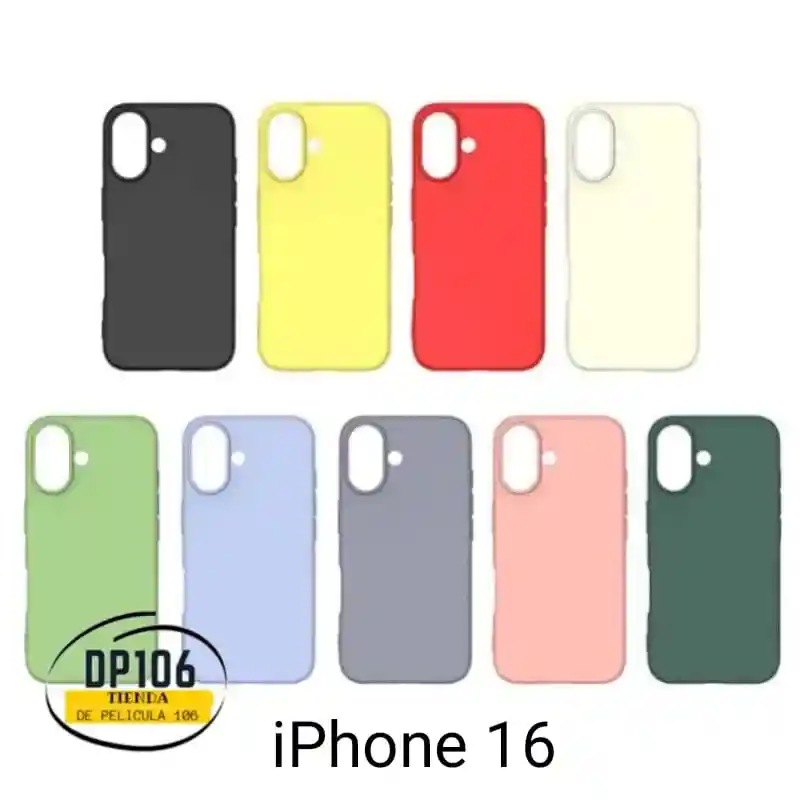 Iphone 16 Silicone Case / Funda Protectora