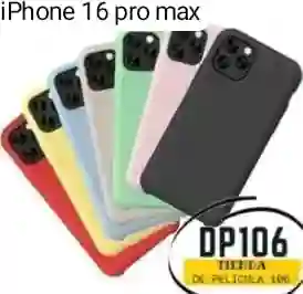 Iphone 16 Pro Max Silicone Case / Funda Protectora