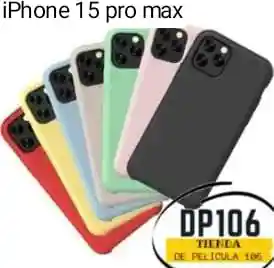 Iphone 15 Pro Max Silicone Case / Funda Protectora