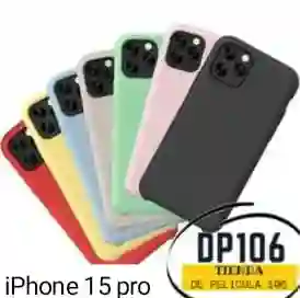 Iphone 15 Pro Silicone Case / Funda Protectora