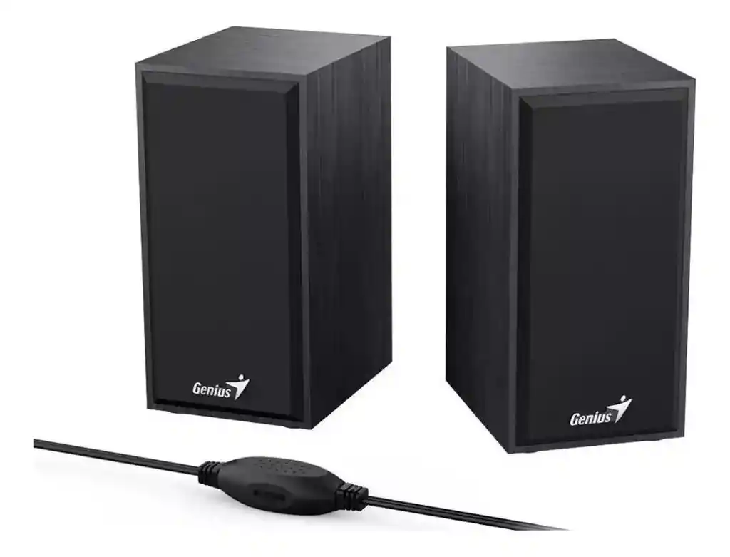 Parlantes Genius 6w Conexión Usb / 3.5mm - Negro