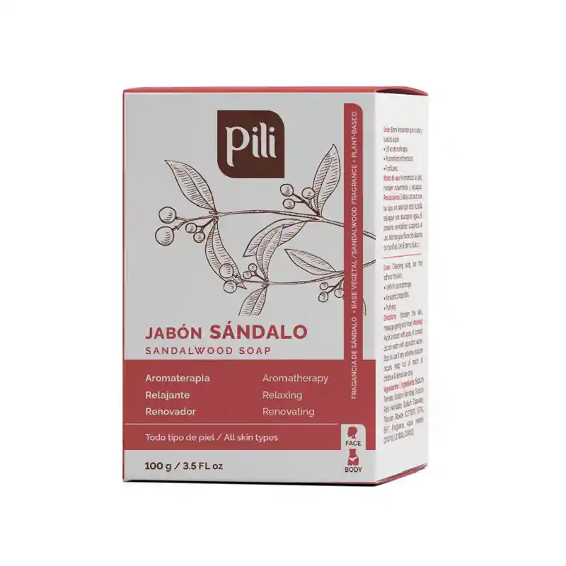 Jabon Pili Sandalo 100 G