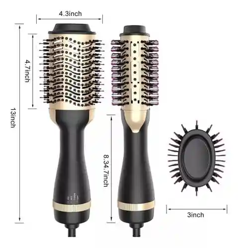 Cepillo / Secador Especial Cabello Seco Y Húmedo Keratin 3d Pro 2000w Godx-01
