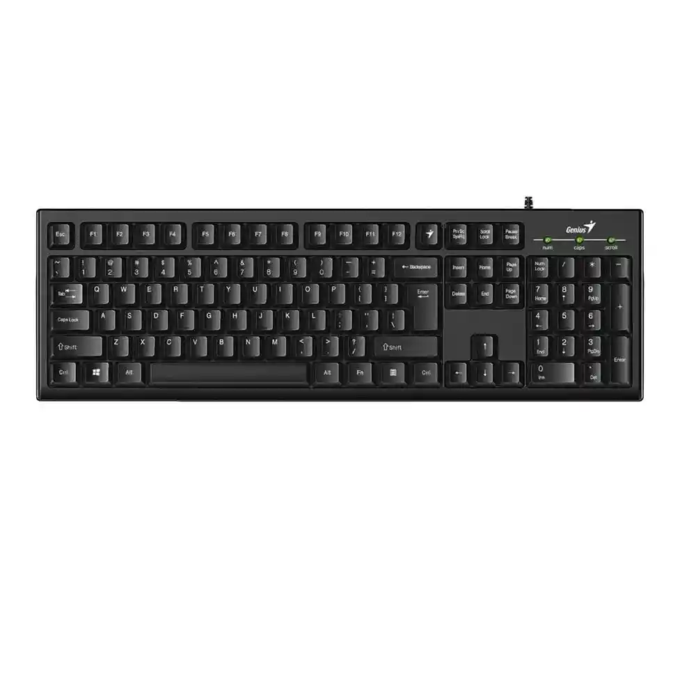 Teclado Genius Usb Smart Kb 100 Negro Con Letra Ñ