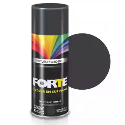 Pintura En Aerosol Negro Mate 400ml Forte