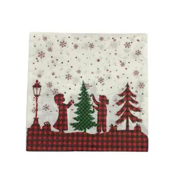 Servilleta Navideña Estampada Noche Navidad X20und