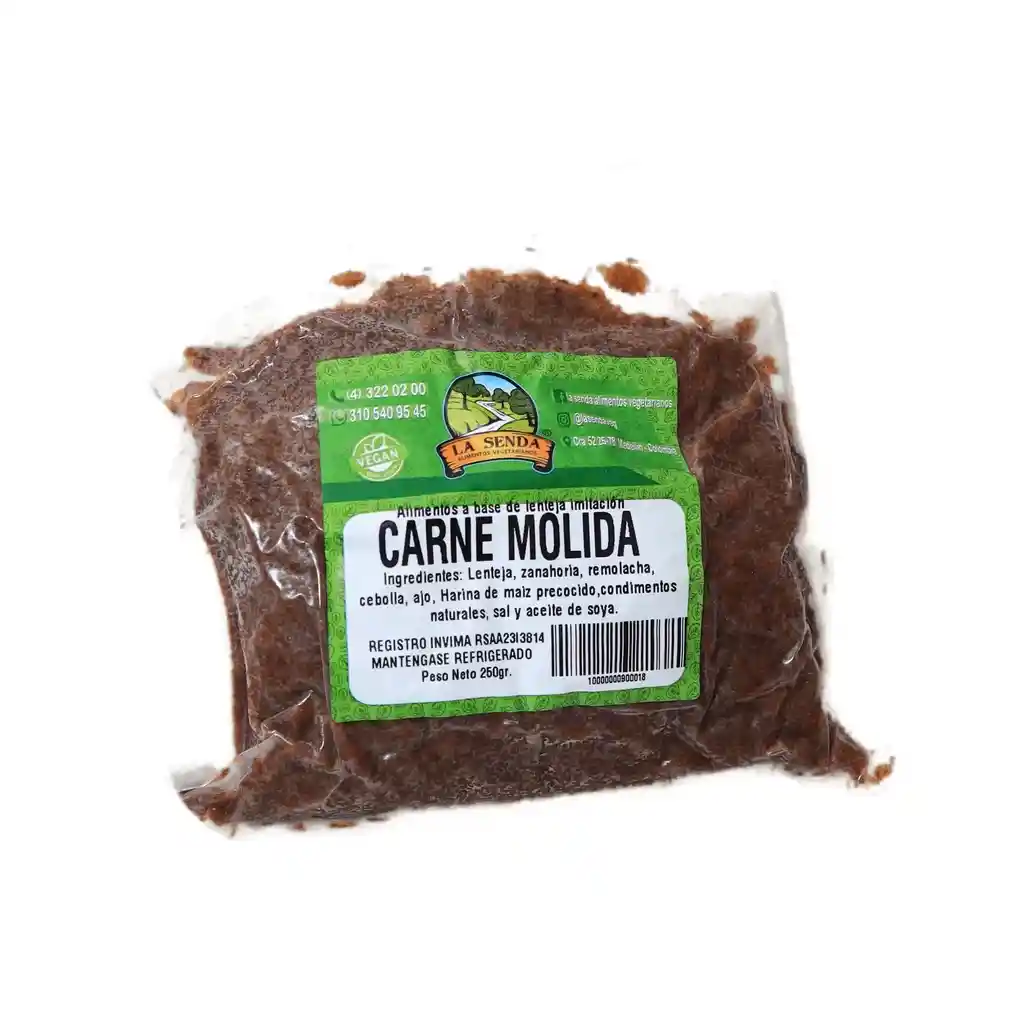 Carne Molida De Lentejas La Senda
