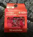 Chinches Plastificados Caja X50 Unidades
