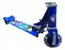 Scooter Para Niños Pequeños Luces Ruedas Metalica Plegable Azul