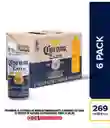 Cerveza Corona Extra En Lata X6