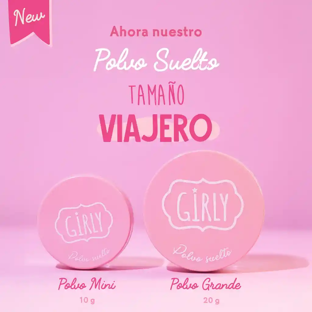 Polvo Suelto Girly Mini 10g - Tono 01 Natural