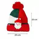 Gorro Navideño Térmico Con Luz Papá Noel Navidad