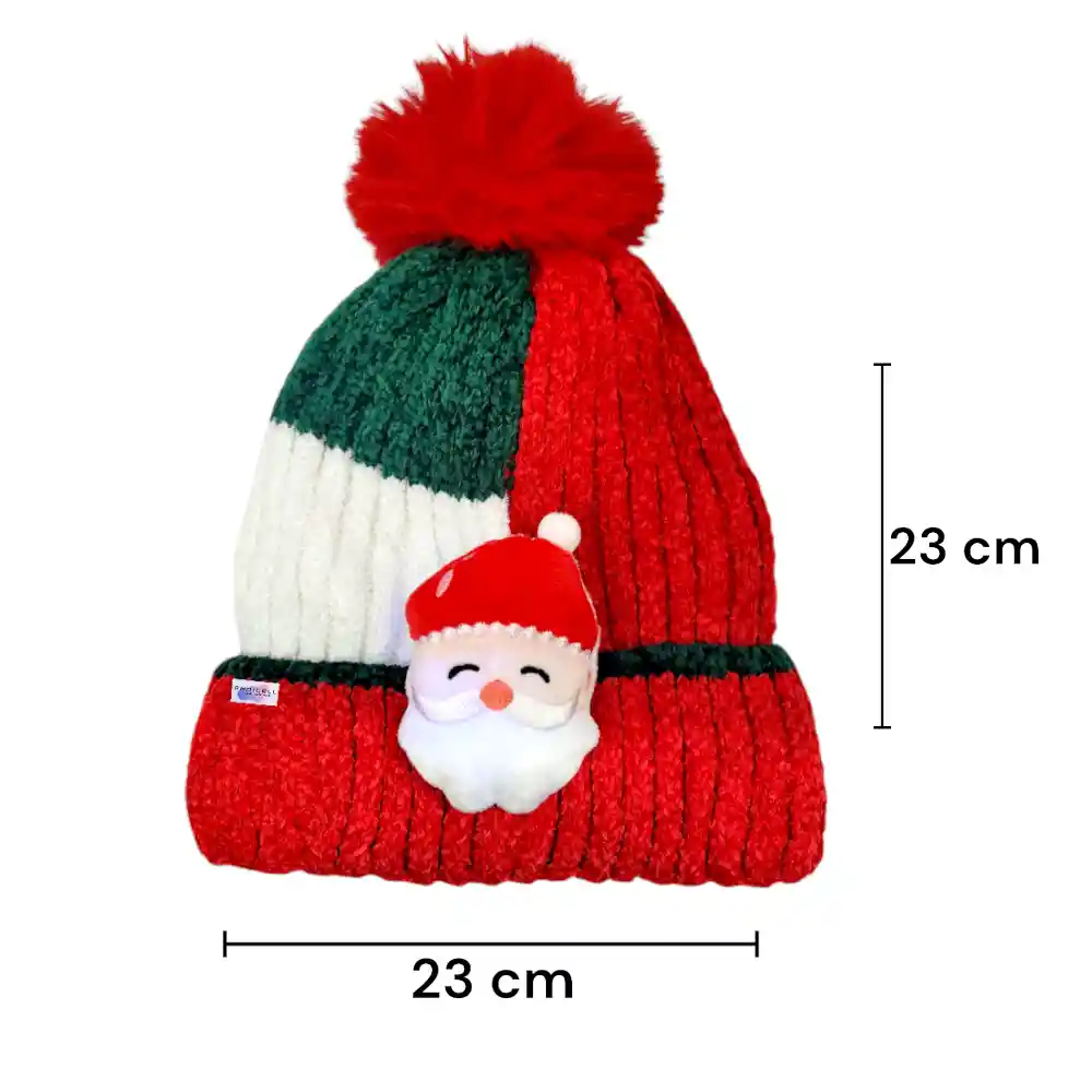 Gorro Navideño Térmico Con Luz Papá Noel Navidad