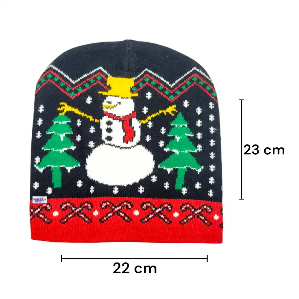 Gorro Navideño Térmico Diseño Tejido Navidad