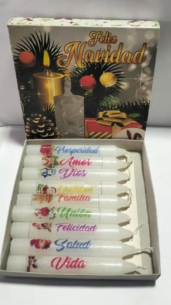 Velas Deseos Caja X 9 Unidades