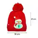 Gorro Navidad Térmico Con Luz Diseño Navideño Para Niños