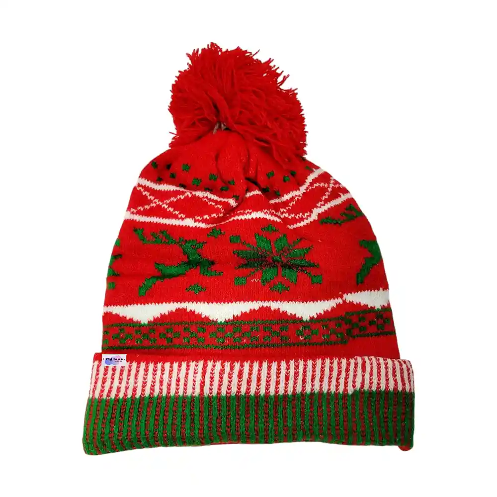 Gorro Navidad Térmico Con Luz Diseño Navideño Para Niños