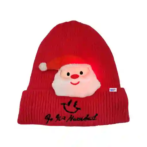 Gorro Navidad Térmico Con Luz Diseño Navideño Para Niños