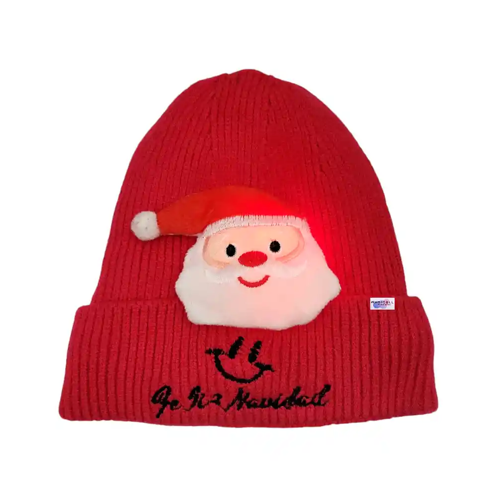 Gorro Navidad Térmico Con Luz Diseño Navideño Para Niños