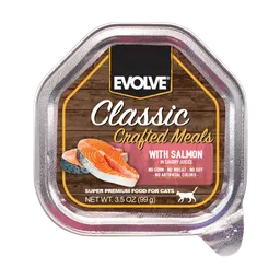 Evolve Alimento Humedo Gatos Salmon 100 Gr Evolve Gatos Bandeja Salmon 100 Gr Evolve Para Gatos