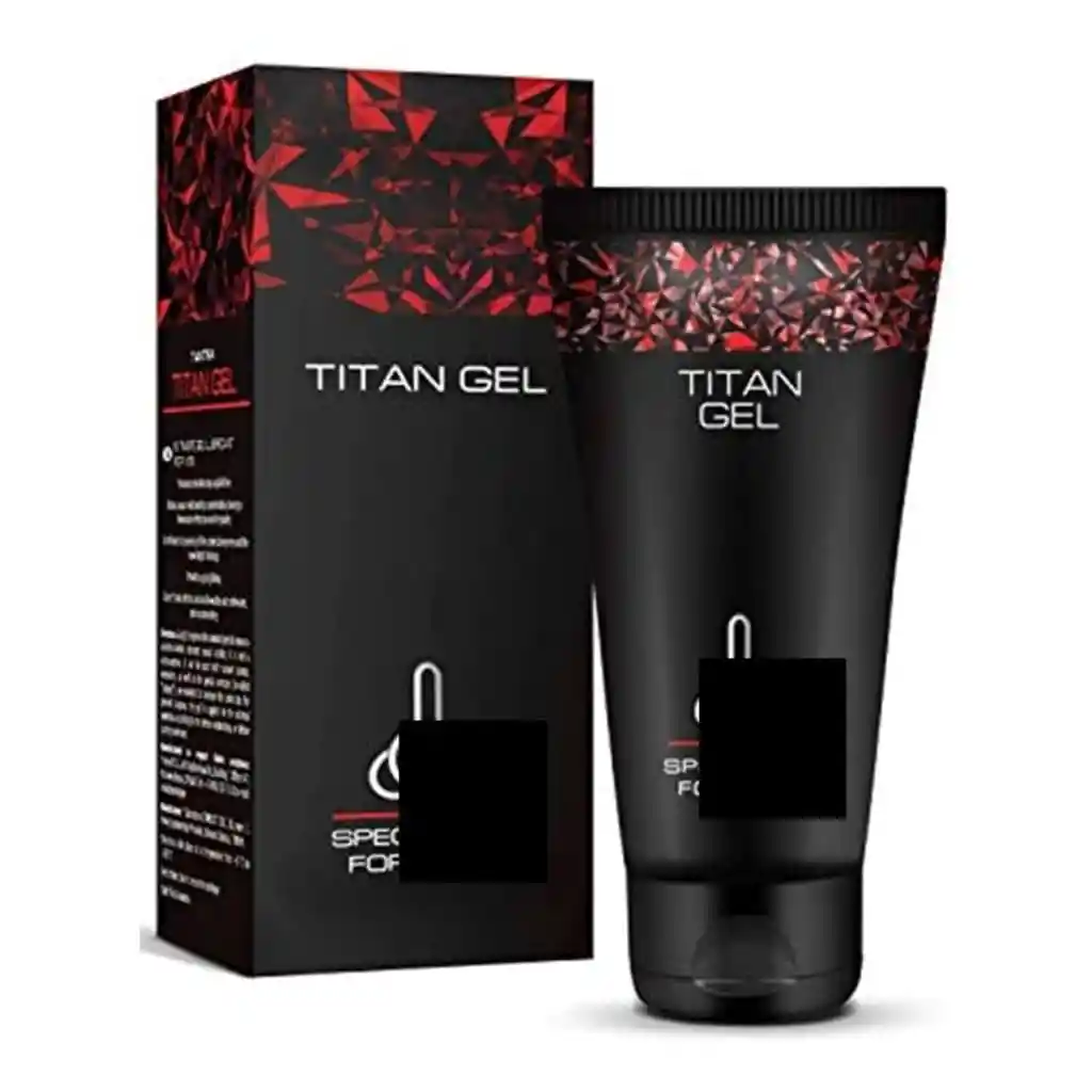 Gel Vasodilatador Agrandador De Pene Titan Gel Rojo 50ml