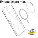 Iphone 16 Pro Max Funda / Space / Estuche Magnético Magsafe Transparente